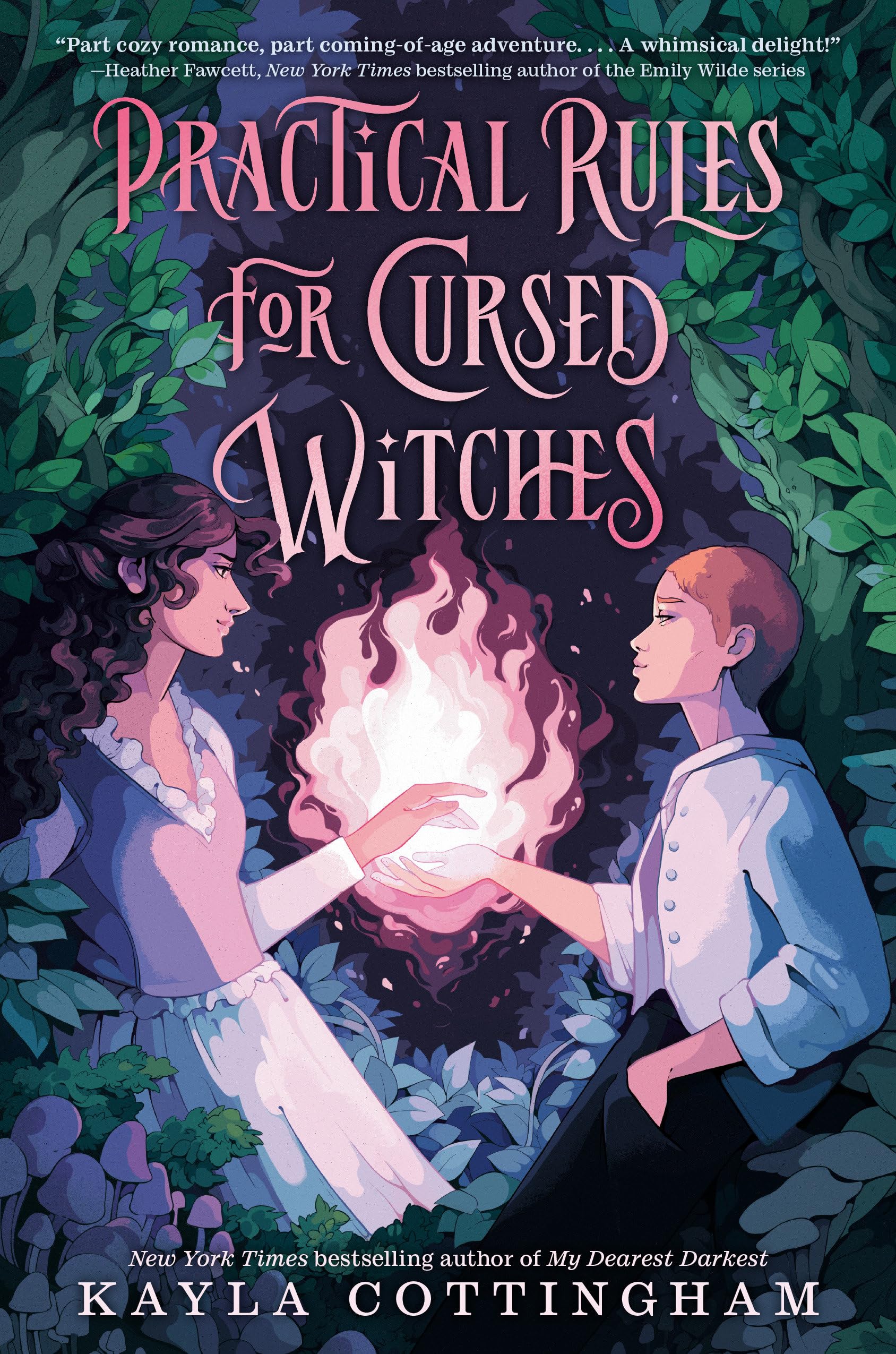 Book Cover of Practical Rules for Cursed Witches by Kayla Cottingham